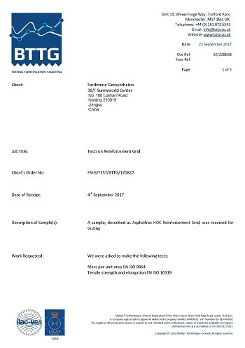 Asphaltrac HDC Testing Report | BTTG, U.K 