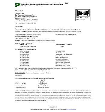 BASALFAB PWG200lbs Testing Report | PGL,U.S.A